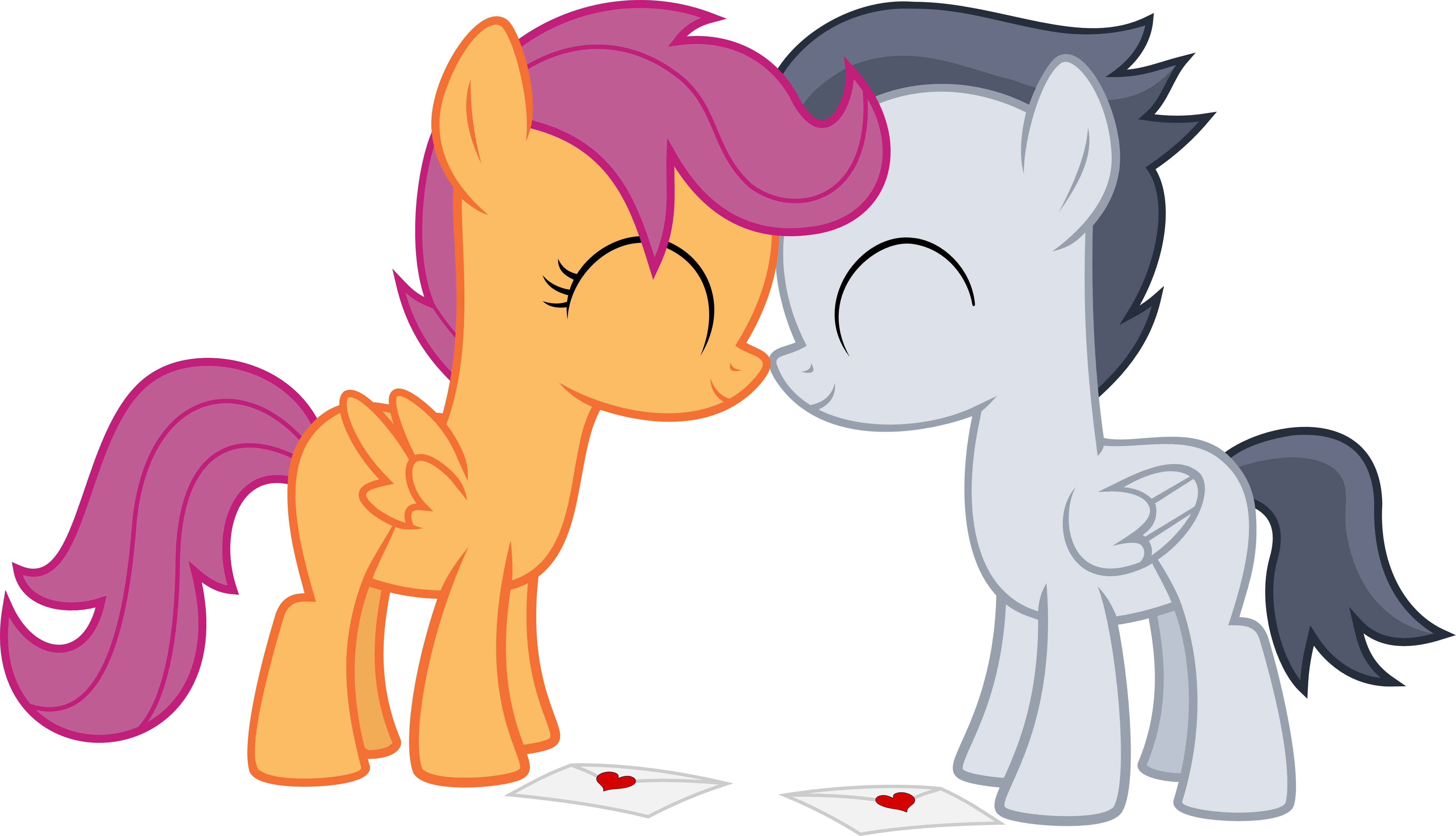 Scootaloo, Apple Bloom, And Sweetie Belle - My Little Pony Scootaloo In Love - Free Transparent PNG Clipart Images Download. - Apple Transparent PNG Free Download