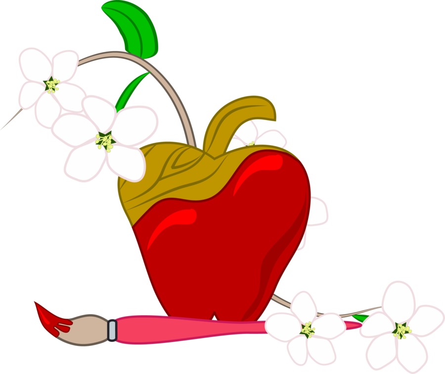 My Little Pony Friendship Is Magic What Should Be Apple - Appleblooms's Cutie Mark - Free Transparent PNG Clipart Images Download. - Apple Transparent PNG Free Download