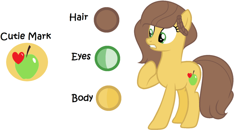 Mlp Sweet Apple [refsheet] By Xxbrowniepawxx - My Little Pony: Friendship Is Magic - Free Transparent PNG Clipart Images Download. - Apple Transparent PNG Free Download