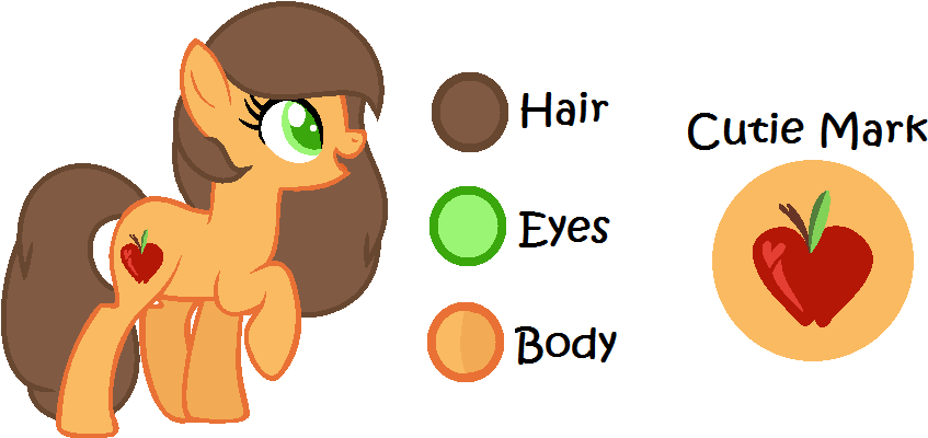 Mlp Apple Heart [refsheet] By Xxbrowniepawxx - Mlp Apple Heart - Free Transparent PNG Clipart Images Download. - Apple Transparent PNG Free Download