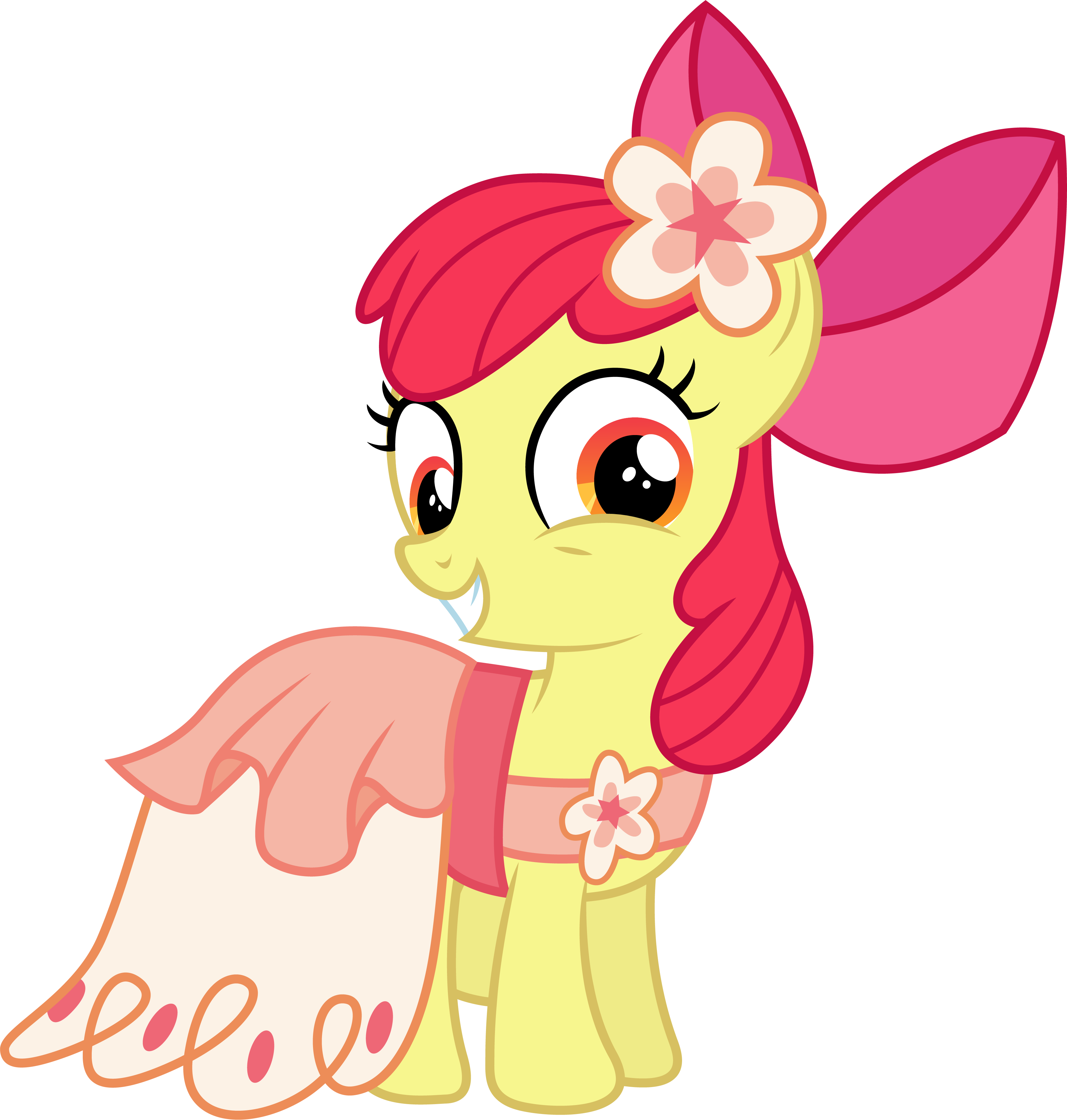 Applebloom Gala Dress By Shaynellelps D8tpyb8 Feedyeti - My Little Pony Apple Bloom Dress - Free Transparent PNG Clipart Images Download. - Apple Transparent PNG Free Download