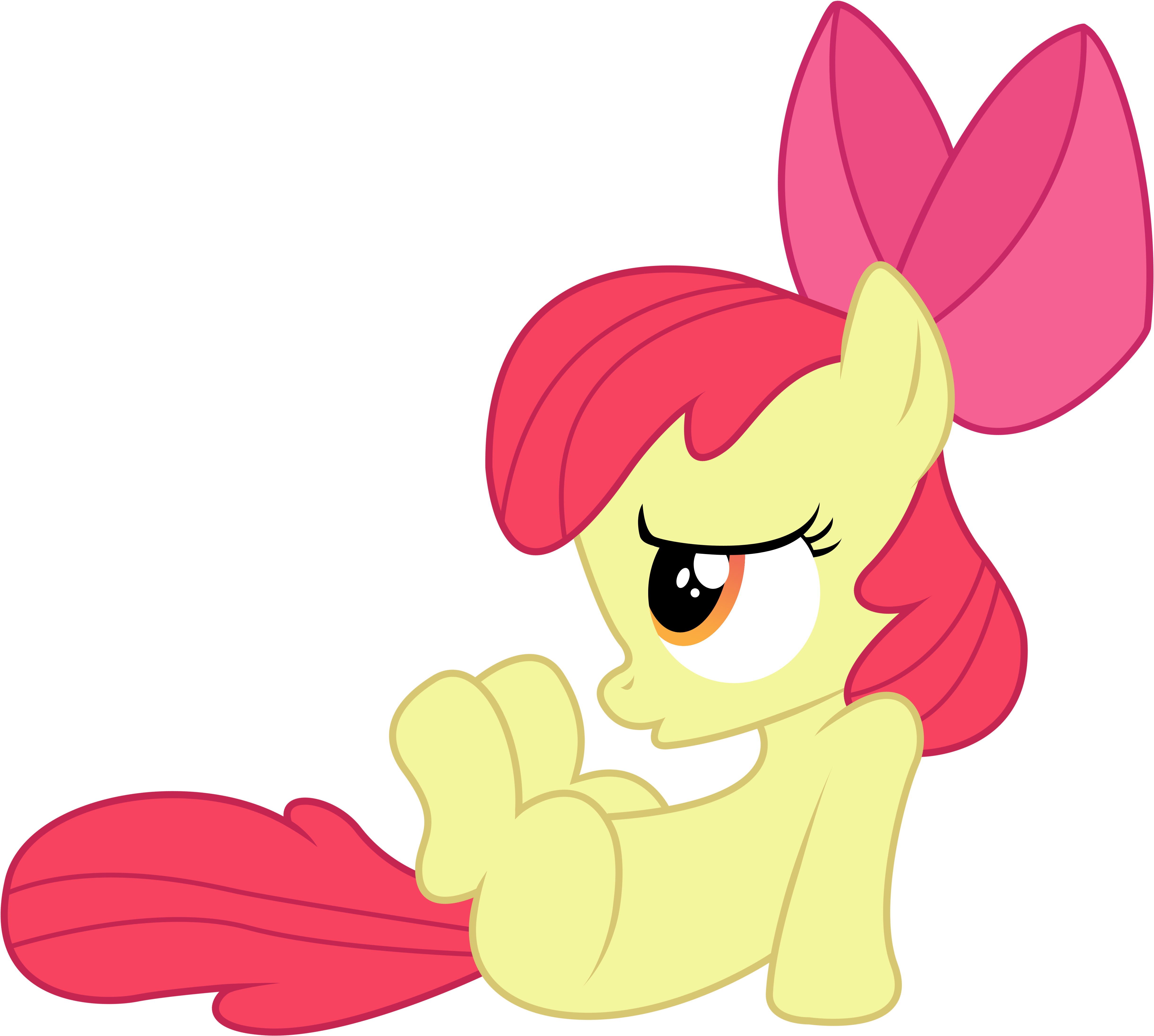 Apple Bloom Rainbow Dash Spike Sweetie Belle Pinkie - Mlp Baby Apple Bloom - Free Transparent PNG Clipart Images Download. - Apple Transparent PNG Free Download
