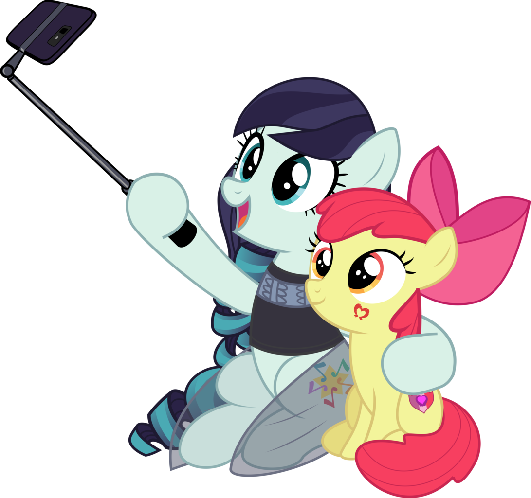Selfie With Applebloom By Jhayarr23 Selfie With Applebloom - Mlp Movie Apple Bloom - Free Transparent PNG Clipart Images Download. - Apple Transparent PNG Free Download
