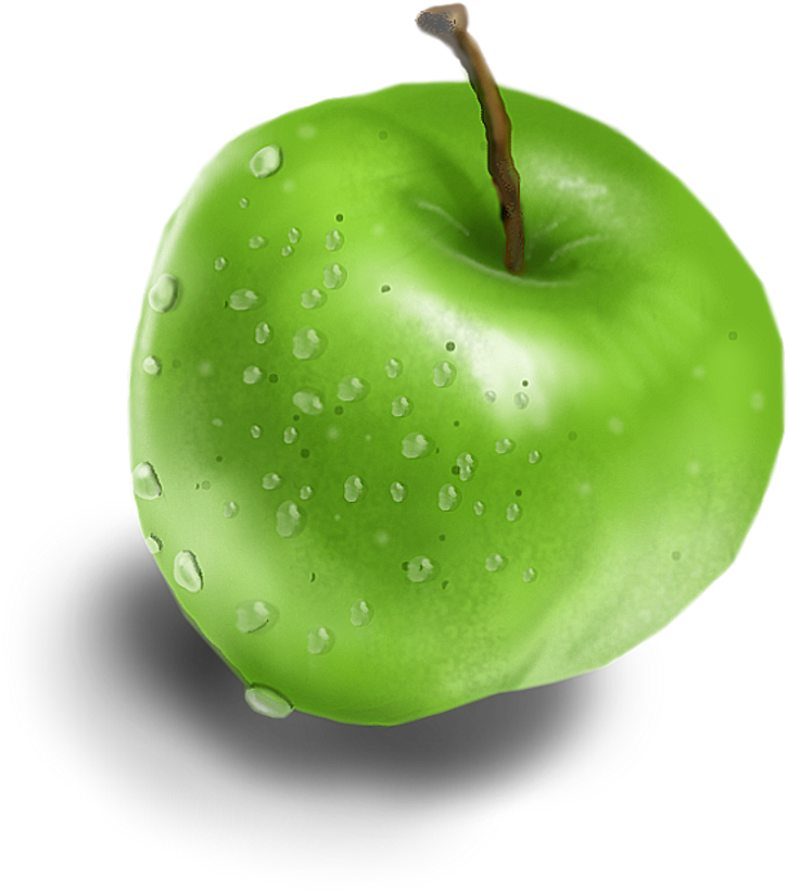 Play As You Eat - Green Apple In Png File - Free Transparent PNG Clipart Images Download. - Apple Transparent PNG Free Download