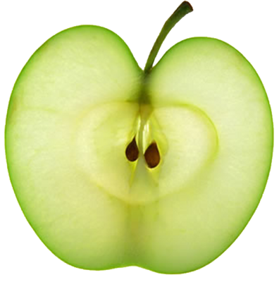 Sliced Green Apple Png - Apple Slice Png Transparent - Free Transparent PNG Clipart Images Download. - Apple Transparent PNG Free Download