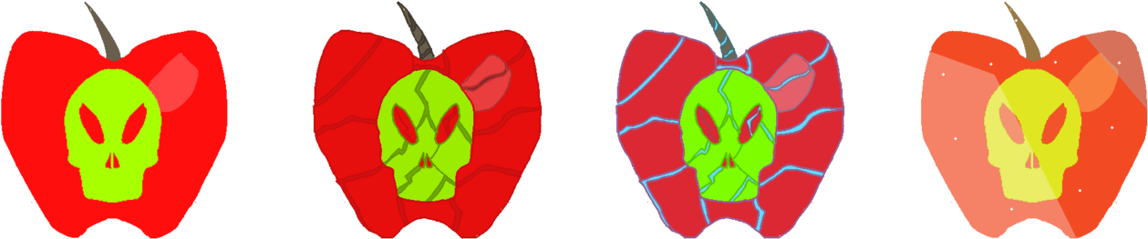 Pony Pov Series Cutie Marks- Poison Apple By Kendell2 - Mlp Poison Apple - Free Transparent PNG Clipart Images Download. - Apple Transparent PNG Free Download