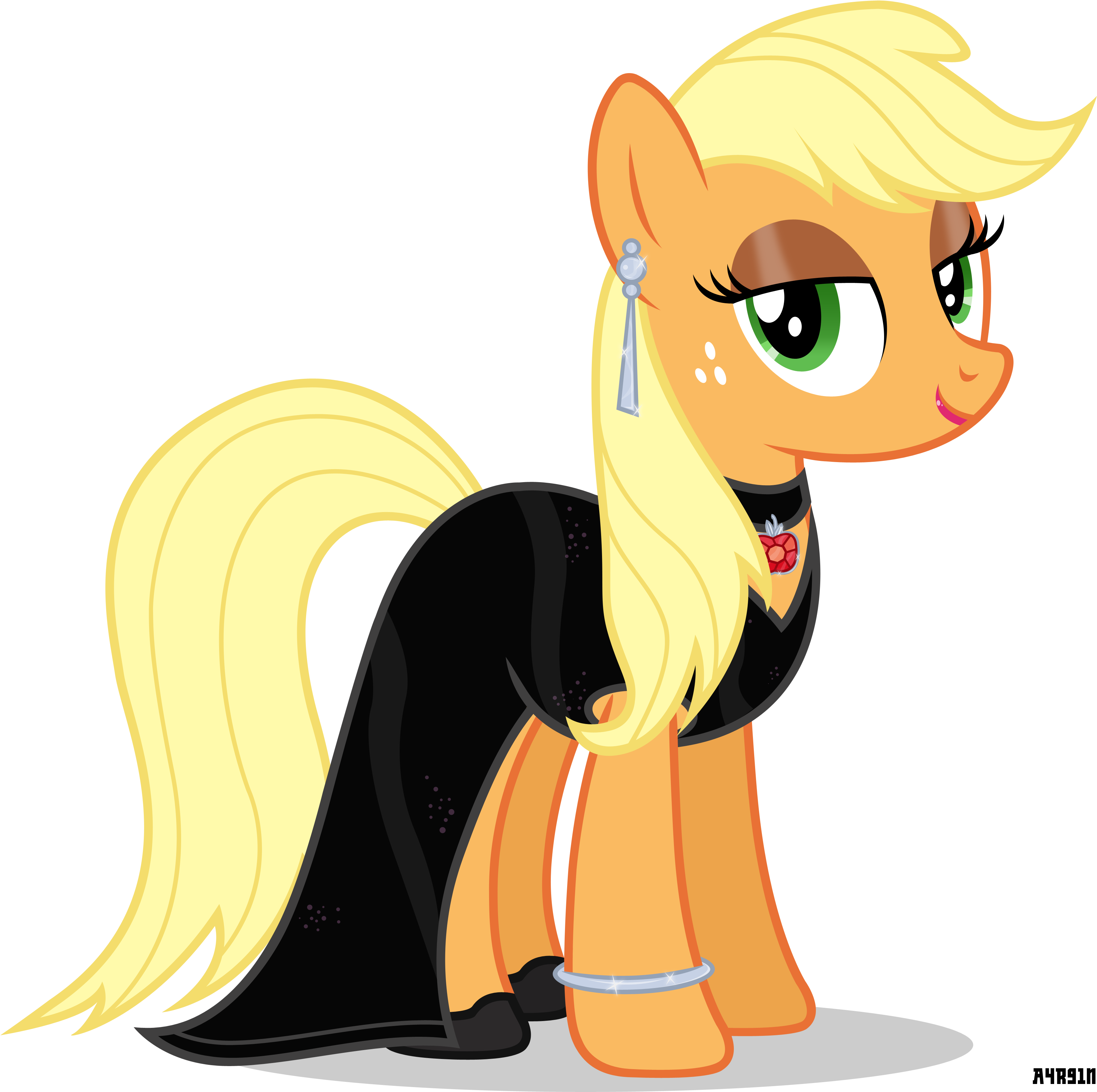 Fancy Apple By A4r91n Fancy Apple By A4r91n - My Little Pony Applejack Dress - Free Transparent PNG Clipart Images Download. - Apple Transparent PNG Free Download