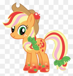 My Little Pony Friendship Is Magic Rainbow Dash And - Apple Jack Rainbow Power - Free Transparent PNG Clipart Images Download. - Apple Transparent PNG Free Download