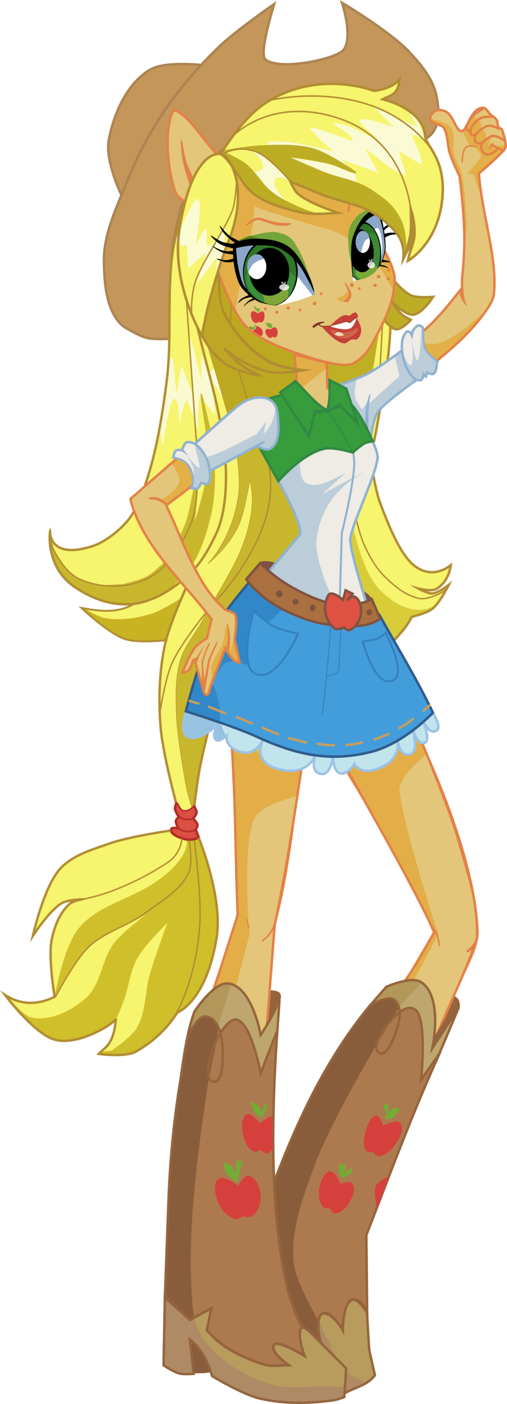 Vector Equestria Girls Box Apple Jack By Will290590 - Apple Jack Equestria Girl - Free Transparent PNG Clipart Images Download. - Apple Transparent PNG Free Download