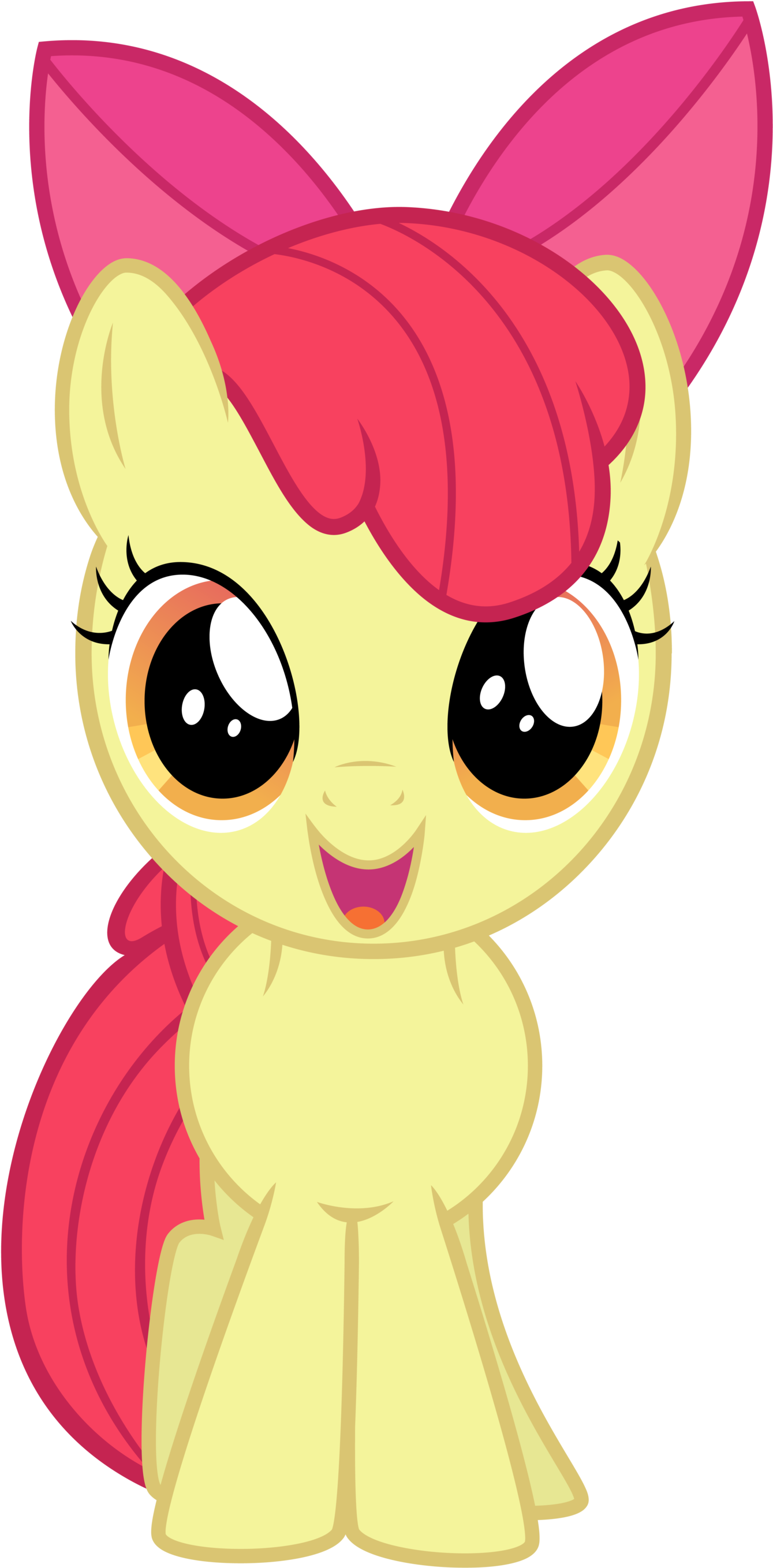 Excited Apple Bloom By Thatguy1945 Excited Apple Bloom - My Little Pony Apple Bloom - Free Transparent PNG Clipart Images Download. - Apple Transparent PNG Free Download