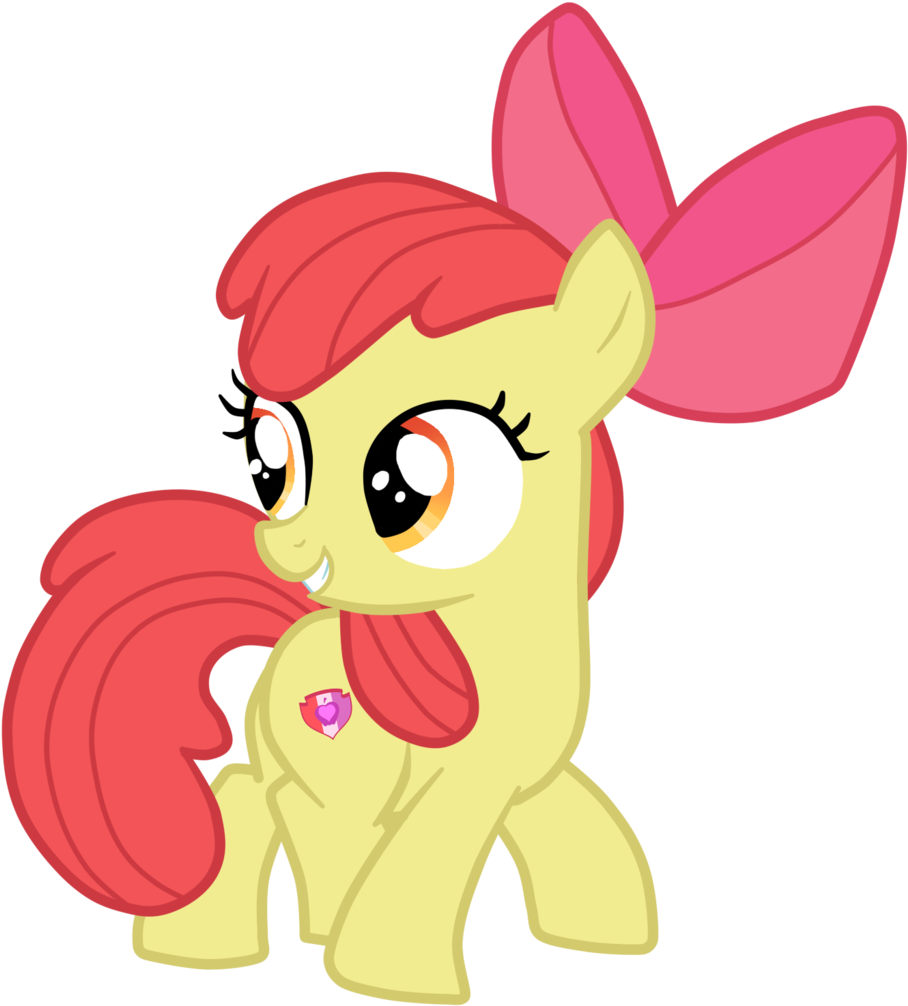 Drawing Lovely My Little Pony Apple Bloom 22 Latest - My Little Pony Apple Bloom With Cutie Mark - Free Transparent PNG Clipart Images Download. - Apple Transparent PNG Free Download