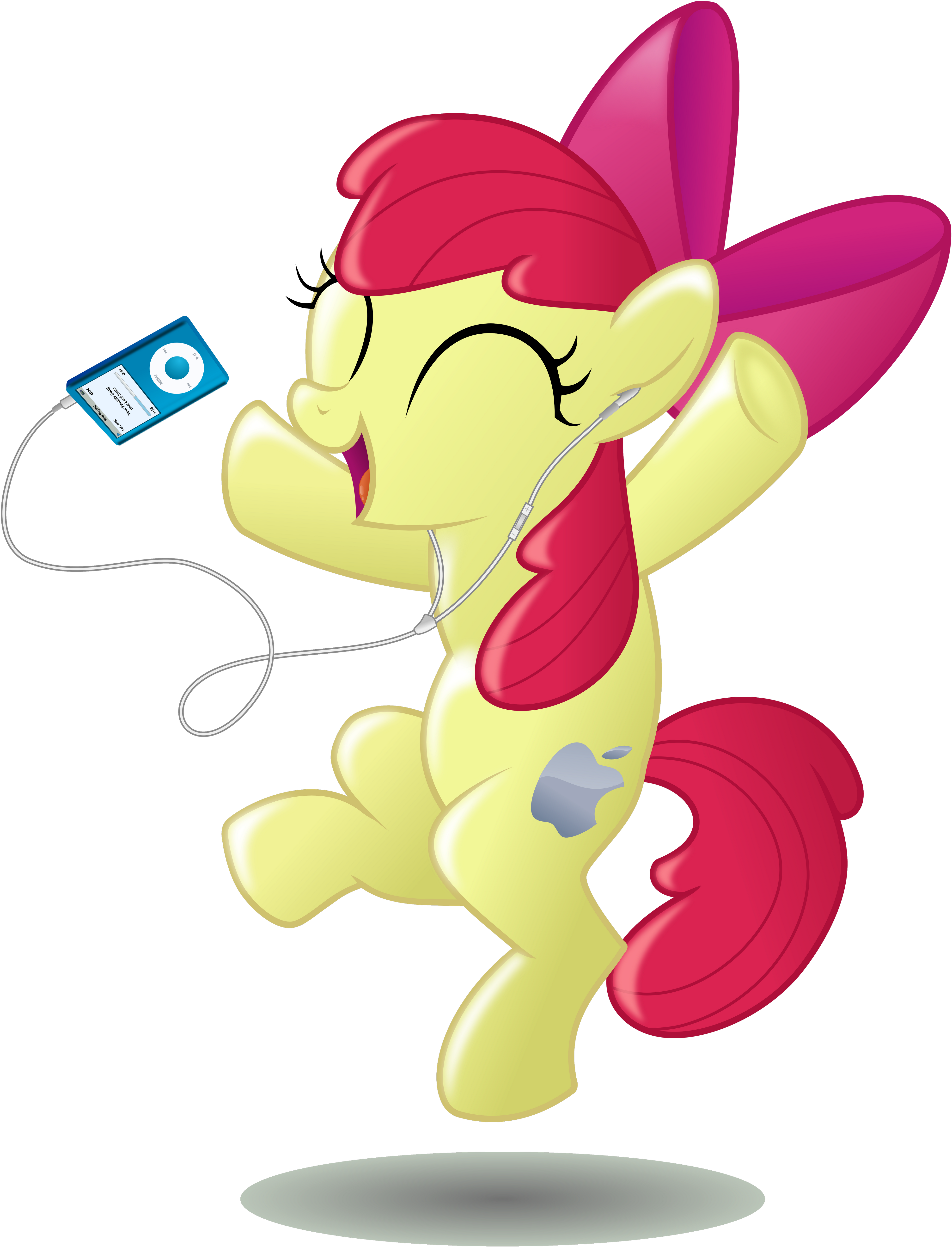 Apple Bloom By Blackgryph0n Apple Bloom By Blackgryph0n - My Little Pony Apple Bloom Cute - Free Transparent PNG Clipart Images Download. - Apple Transparent PNG Free Download