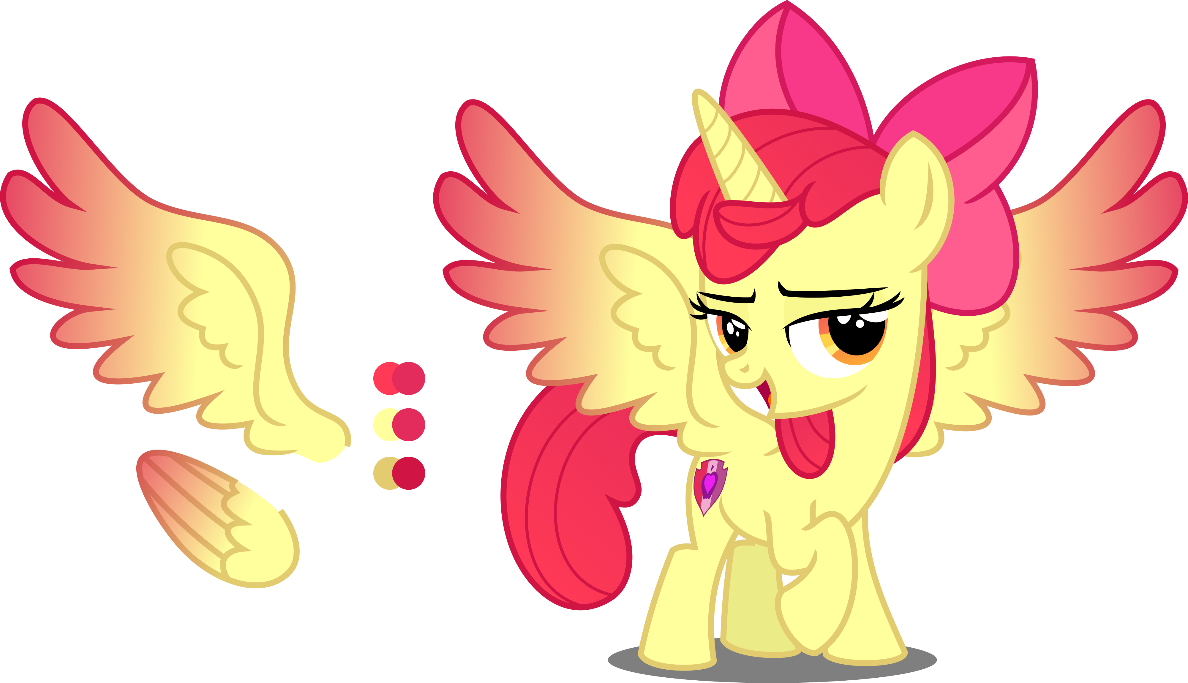 Apple Princess By Orin331 Apple Princess By Orin331 - Mlp Alicorn Apple Bloom - Free Transparent PNG Clipart Images Download. - Apple Transparent PNG Free Download