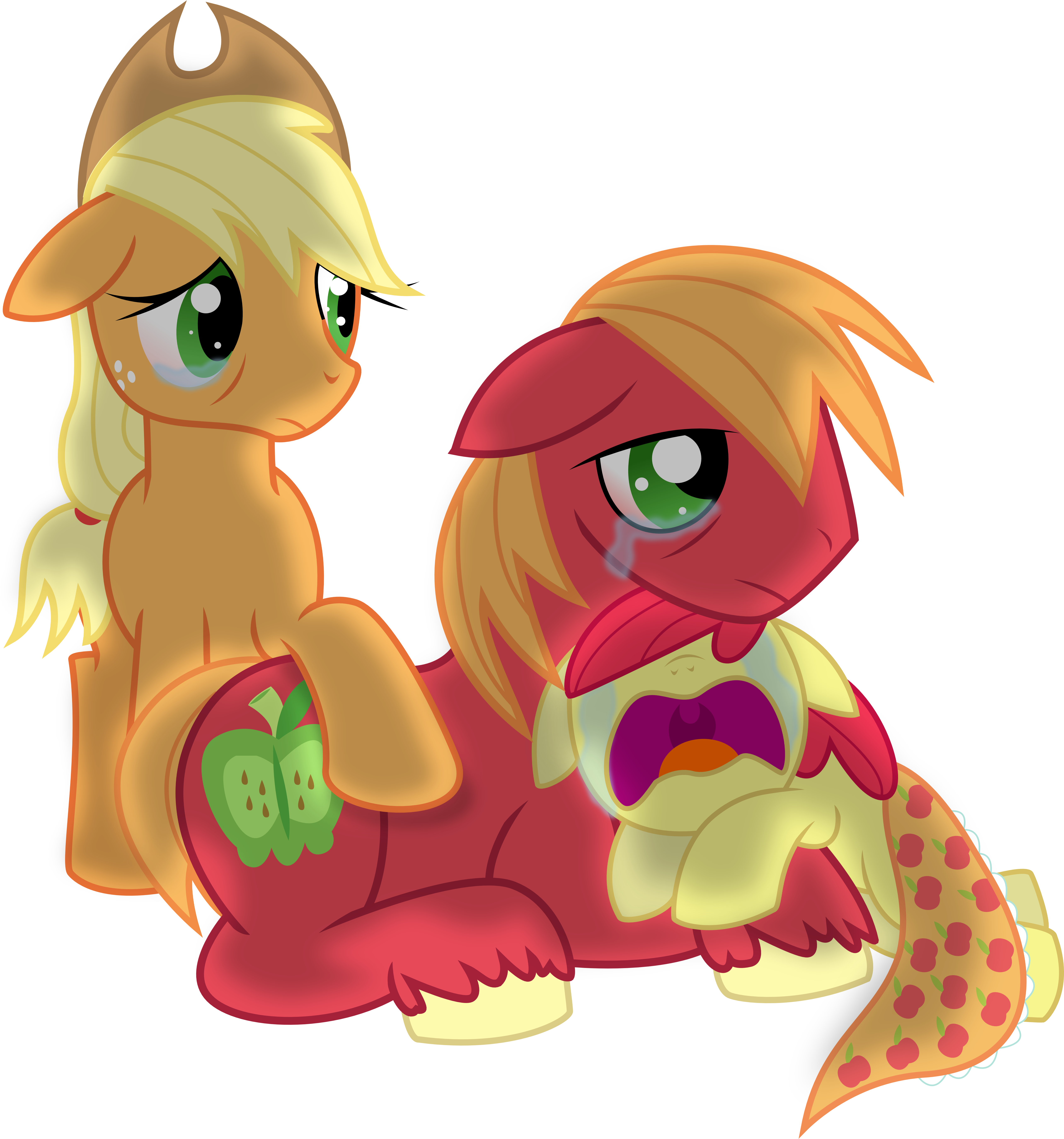 Paper Craft Captivating My Little Pony Apple 3 F2b - My Little Pony Apple Family - Free Transparent PNG Clipart Images Download. - Apple Transparent PNG Free Download