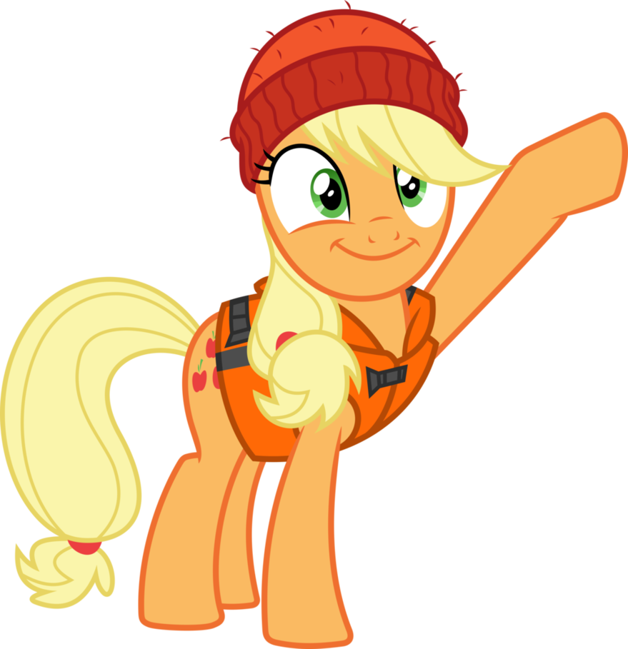 Applejack Salute S6e22 By Kevinerino - My Little Pony Apple Jacks Baby - Free Transparent PNG Clipart Images Download. - Apple Transparent PNG Free Download
