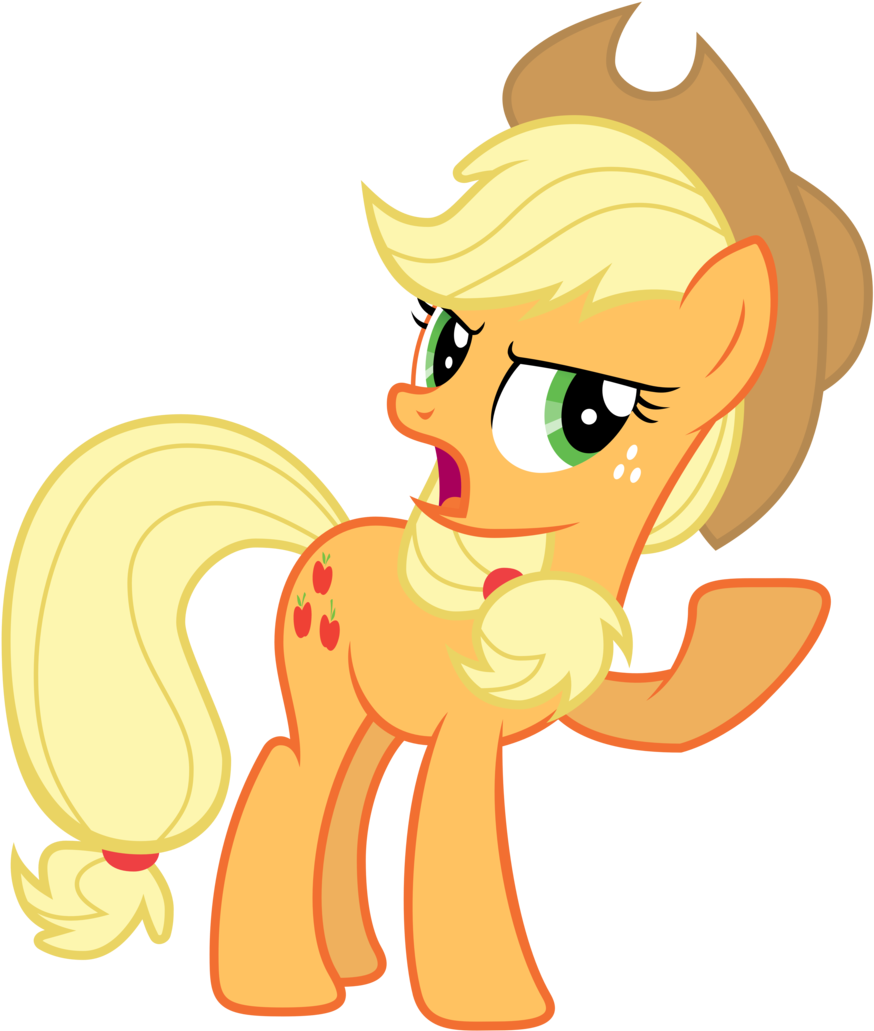 My Little Pony Mlp Friendship Is Magic Fim Applejack - Apple Jack - Free Transparent PNG Clipart Images Download. - Apple Transparent PNG Free Download