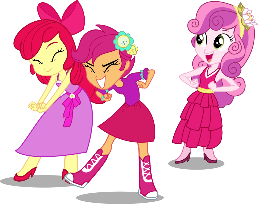 Eg Cutie Mark Crusaders - My Little Pony Apple Bloom Equestria Girls - Free Transparent PNG Clipart Images Download. - Apple Transparent PNG Free Download