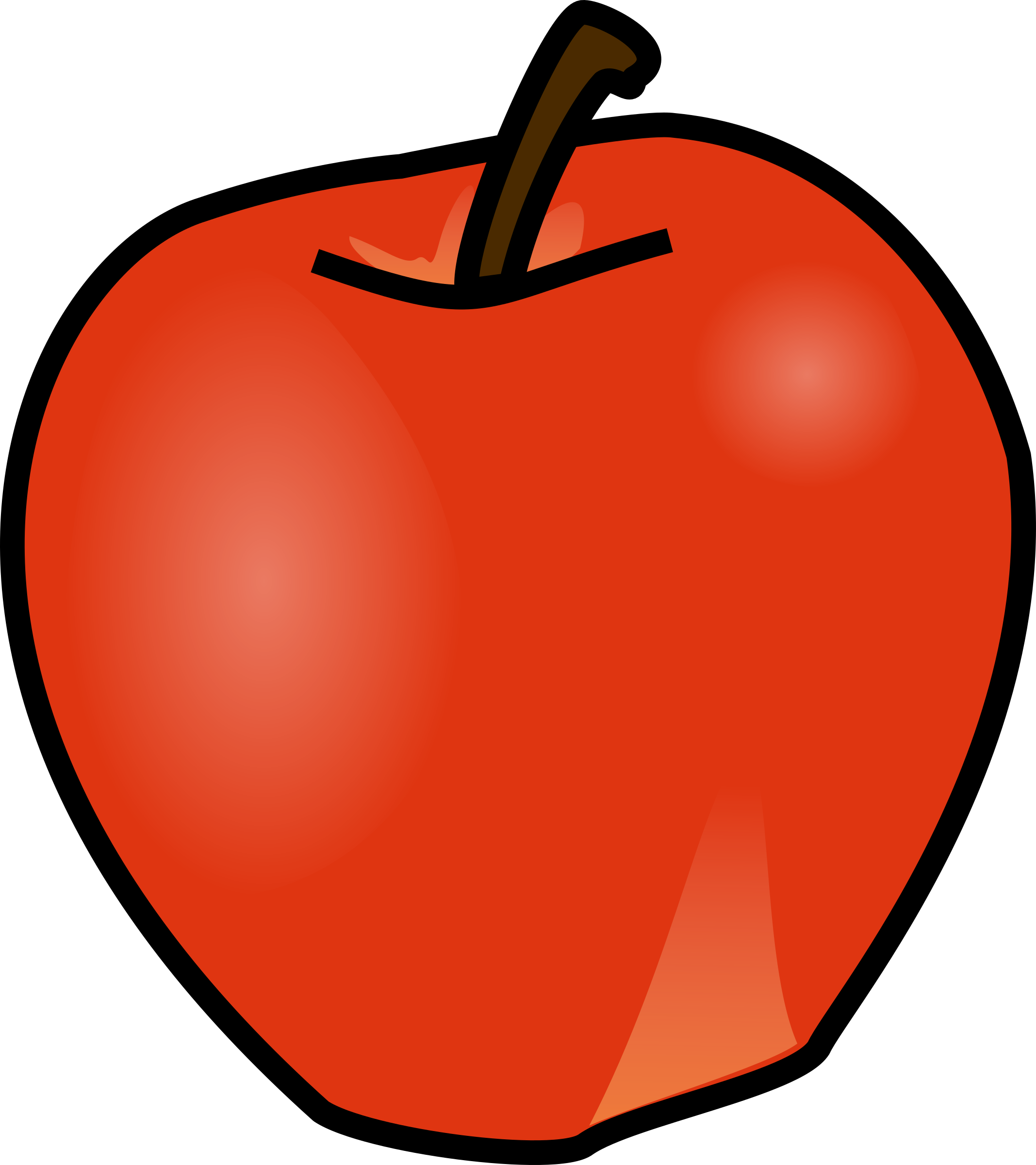 Clip Art Apple Orange Banana Clipart Apples And Pencil - Apple And Banana Clipart - Free Transparent PNG Clipart Images Download. - Apple Transparent PNG Free Download