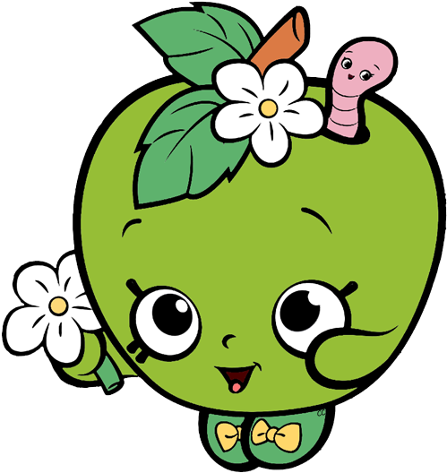 Strawberry Kiss Spilt Milk Sneaky Wedge Apple Blossom - Shopkins Apple Blossom Clipart - Free Transparent PNG Clipart Images Download. - Apple Transparent PNG Free Download