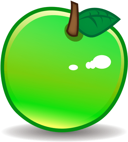 Green Apple Emoji For Facebook, Email & Sms - Green Apple Sticker Png - Free Transparent PNG Clipart Images Download. - Apple Transparent PNG Free Download