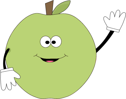 Green Apple Waving Clip Art Green Apple Waving Image - Waving Apple Gif - Free Transparent PNG Clipart Images Download. - Apple Transparent PNG Free Download