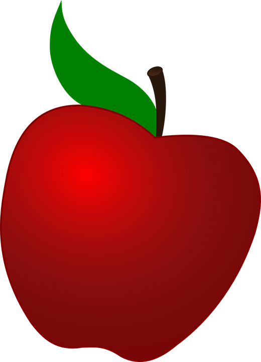 Clipart Of Apple, Versus And Vitamins - Apple Transparent Clip Art - Free Transparent PNG Clipart Images Download. - Apple Transparent PNG Free Download