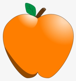 Clip Art At Clker Com Vector Online - Apple Orange Clip Art, HD Png Download - Apple Transparent PNG Free Download