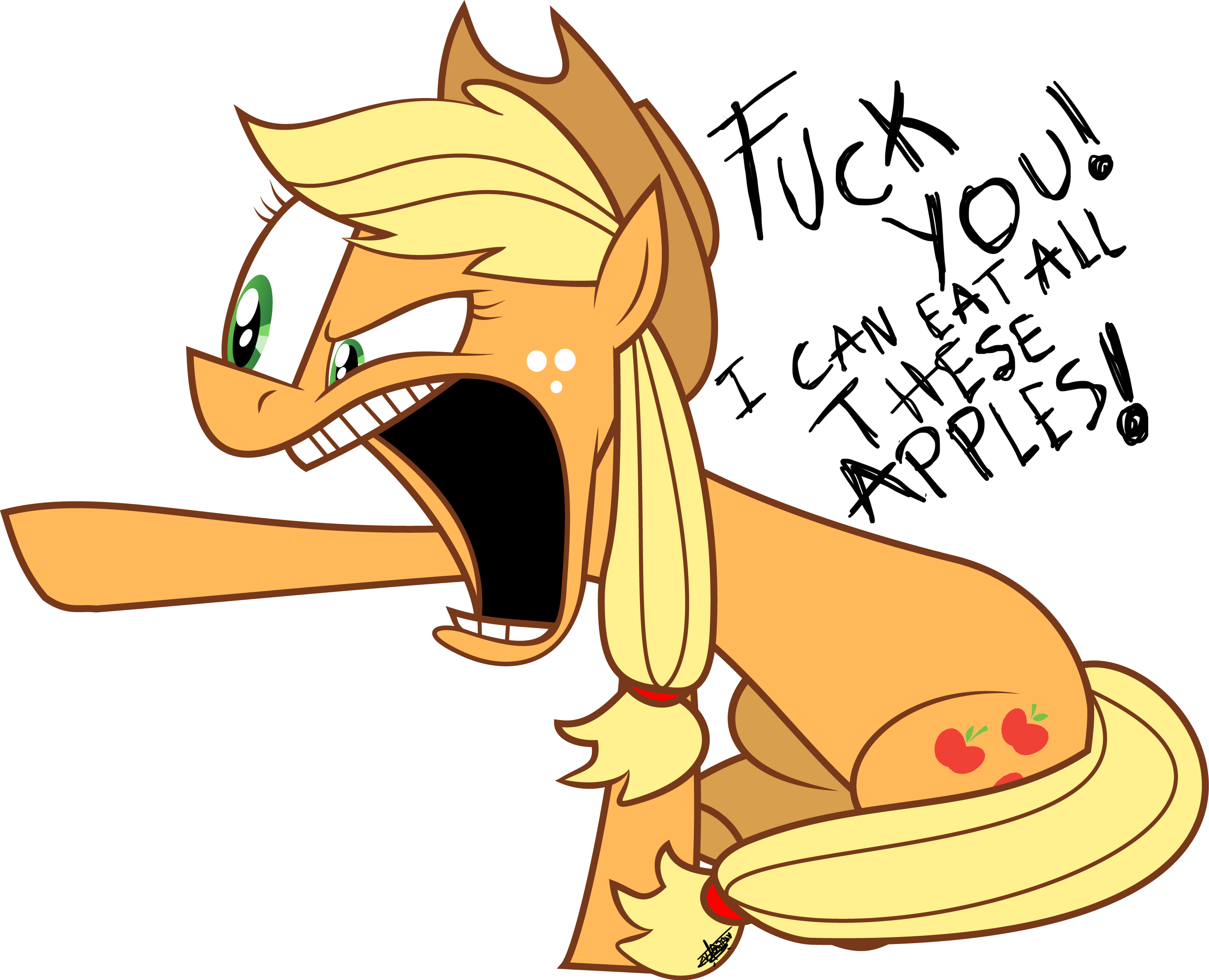 #298870 - Applejack, Apple - Mov, Artist - Frozenfish696, - My Little Pony Apple Mov - Free Transparent PNG Clipart Images Download. - Apple Transparent PNG Free Download