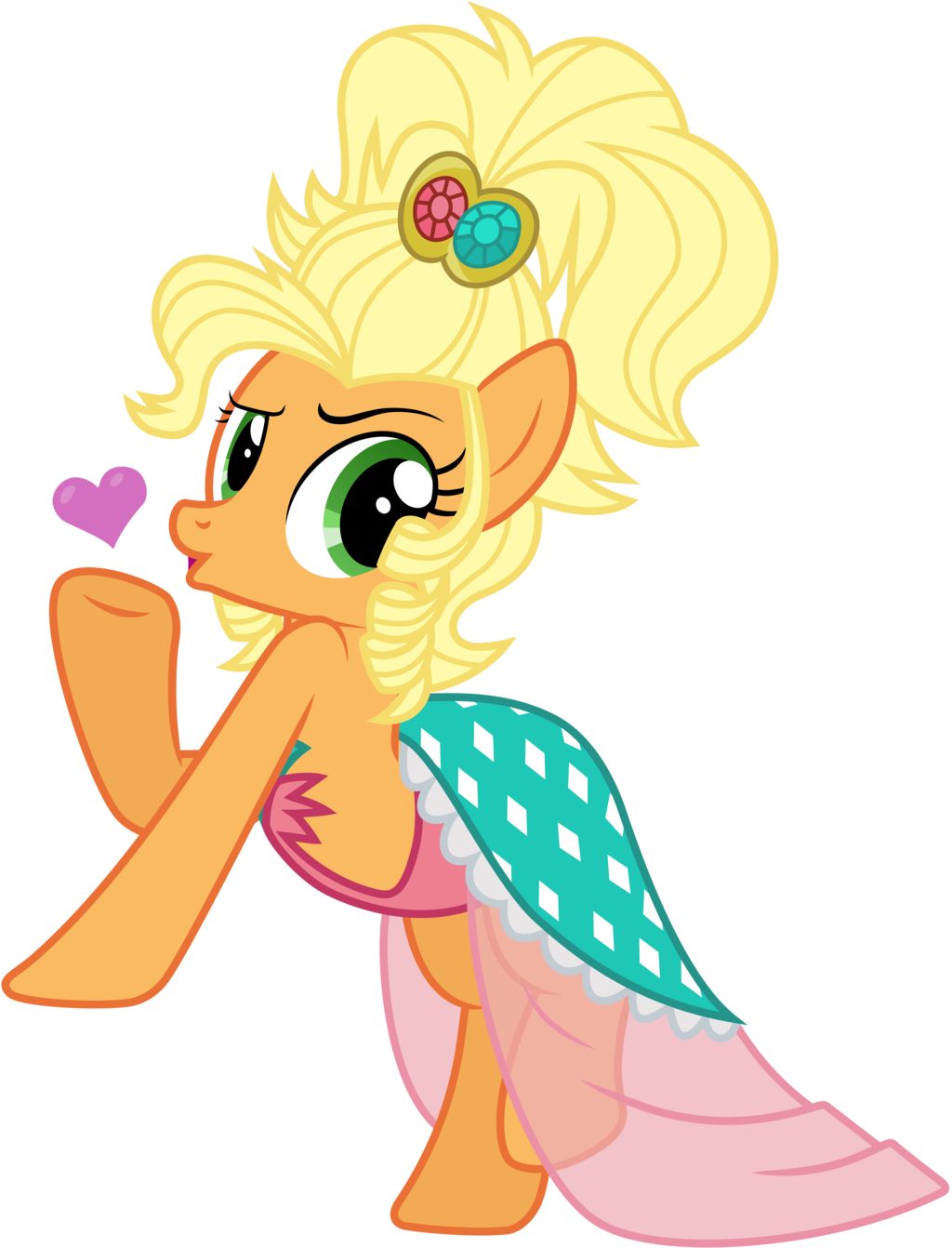 Slip And Slide By Thediscorded - My Little Pony Apple Jewel - Free Transparent PNG Clipart Images Download. - Apple Transparent PNG Free Download