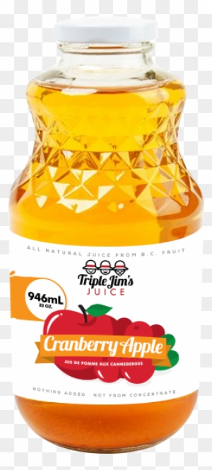 We Also Offer The Following Flavours - Triple Jim's Apple Cider Organic Bottle - Free Transparent PNG Clipart Images Download. - Apple Transparent PNG Free Download