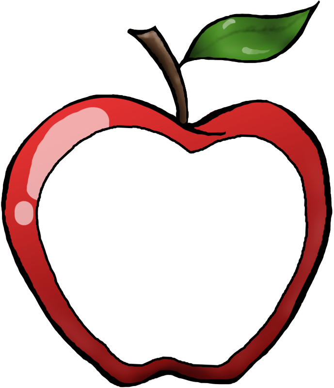 Pin By Алиса On Т Autumn Ap - Clip Art Apples - Free Transparent PNG Clipart Images Download. - Apple Transparent PNG Free Download