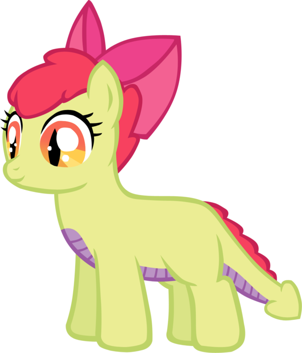 Pony Rarity Apple Bloom Pink Mammal Yellow Vertebrate - Apple Spice Junction - Free Transparent PNG Clipart Images Download. - Apple Transparent PNG Free Download