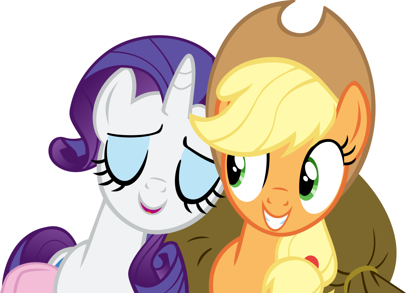 My Little Pony Applejack And Rarity - Rarity X Apple Jack - Free Transparent PNG Clipart Images Download. - Apple Transparent PNG Free Download