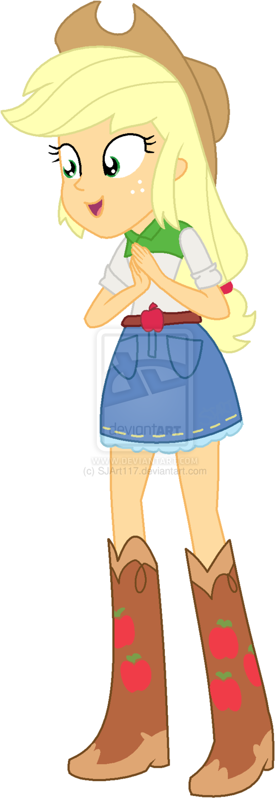 My Little Pony Applejack Dress - Apple Jack Equestria Girl - Free Transparent PNG Clipart Images Download. - Apple Transparent PNG Free Download