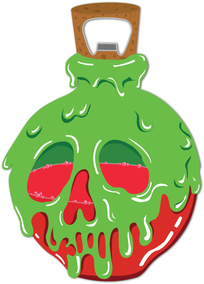 Poison Apple Bottle Opener - Wicked Witch With Poison Apple Png - Free Transparent PNG Clipart Images Download. - Apple Transparent PNG Free Download