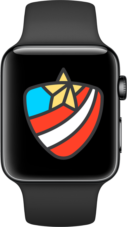 Image Of The Apple Watch Veterans Day Activity Challenge - Veterans Day Apple Watch - Free Transparent PNG Clipart Images Download. - Apple Transparent PNG Free Download