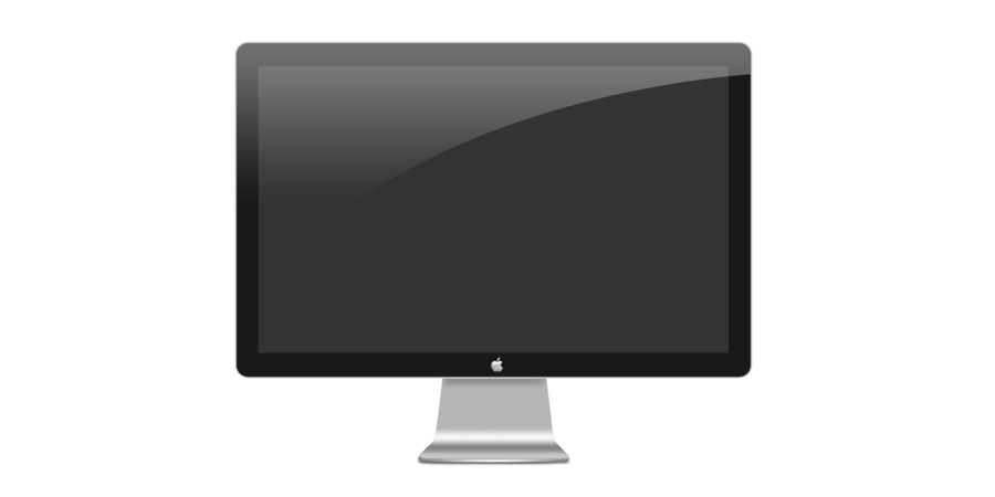 Apple Monitor Png Apple Cinema Display - Led-backlit Lcd Display Transparent PNG - 900x450 - Free Download on - Apple Transparent PNG Free Download