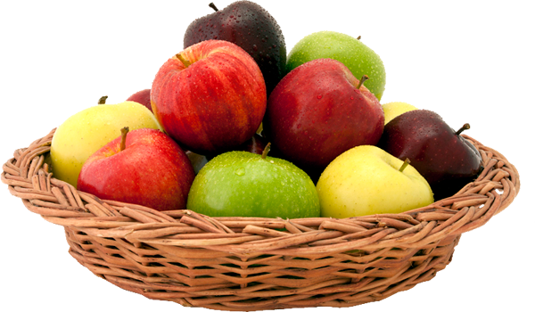 Holtzinger Fruit Company - Apple In The Basket Png Transparent PNG - 600x350 - Free Download on - Apple Transparent PNG Free Download
