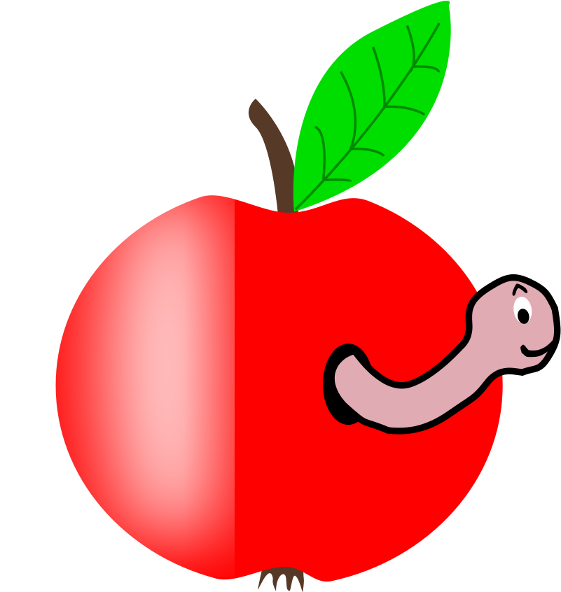 Smiling Apple Clipart, Vector Clip Art Online, Royalty - Apfel Clipart - Free Transparent PNG Clipart Images Download. - Apple Transparent PNG Free Download