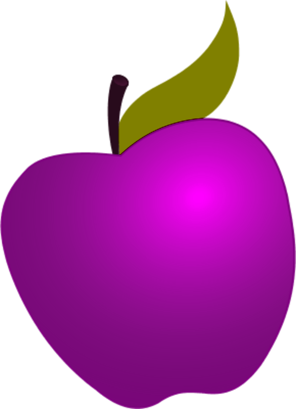 Free Red Purple Cliparts, Download Free Clip Art, Free - Purple Apple Clipart - Free Transparent PNG Clipart Images Download. - Apple Transparent PNG Free Download