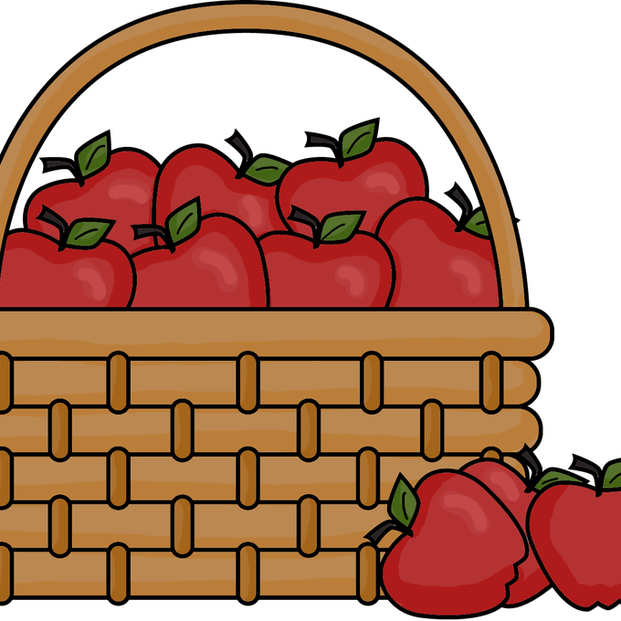 Empty Bushel Basket Clipart Clipart Suggest - Bucket With Apples Png - Free Transparent PNG Clipart Images Download. - Apple Transparent PNG Free Download