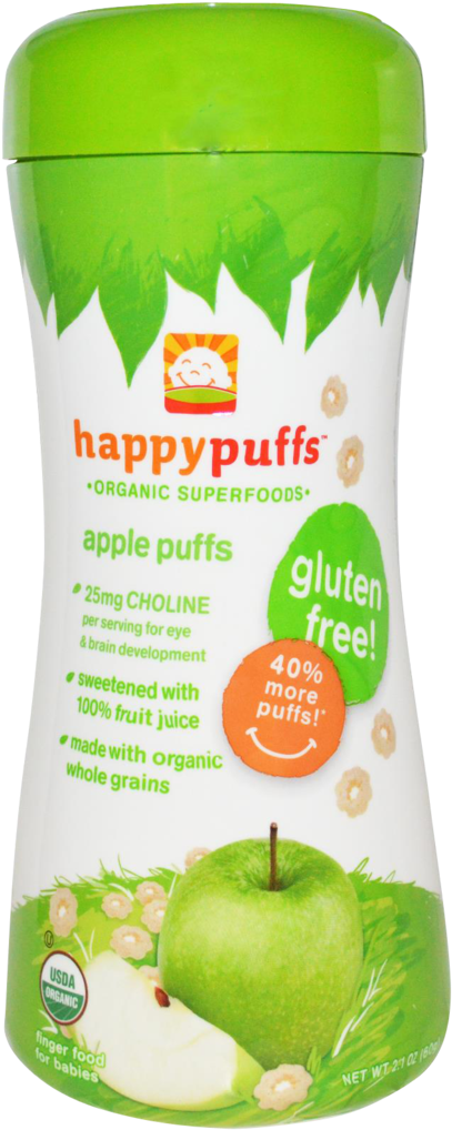 Happy Puffs Apple Puff - Happy Family Puffs - Apple - 2.1 Oz - 3 Pk By Happy Transparent PNG - 1024x1024 - Free Download on - Apple Transparent PNG Free Download