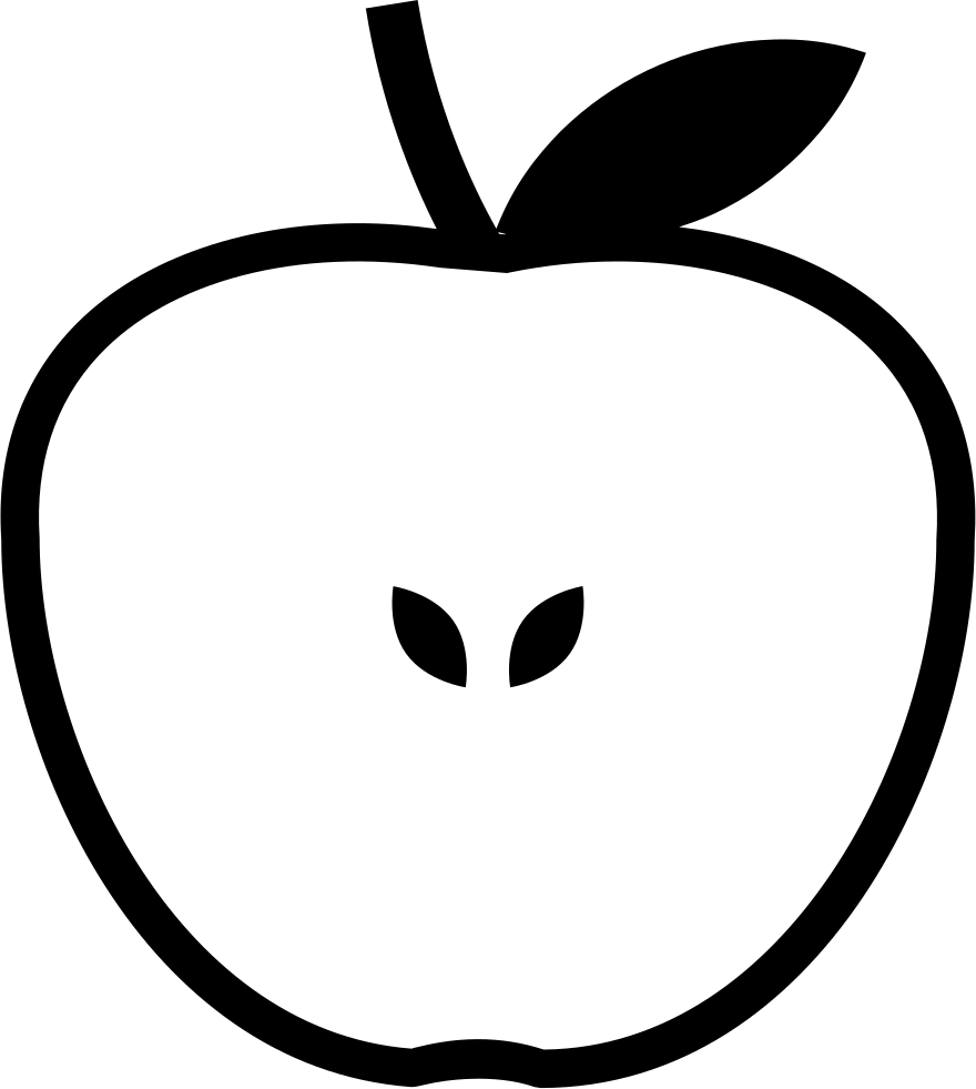 Png File Svg - Apples Clipart Black And White Psd Transparent PNG - 880x981 - Free Download on - Apple Transparent PNG Free Download