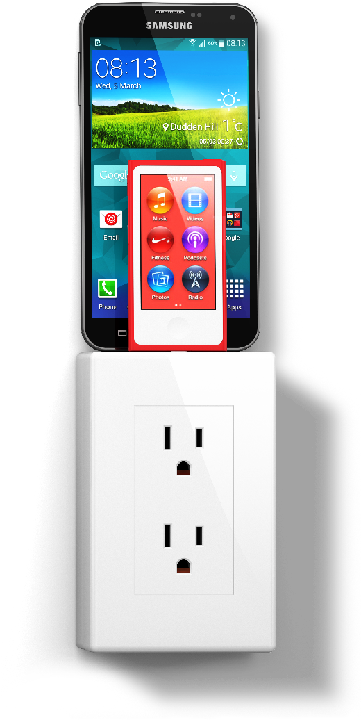 Unplug Your Messy Old Chargers Meet Thingcharger, The - Apple Ipod Nano 7th Generation - 16 Gb - Pink Transparent PNG - 543x1108 - Free Download on - Apple Transparent PNG Free Download