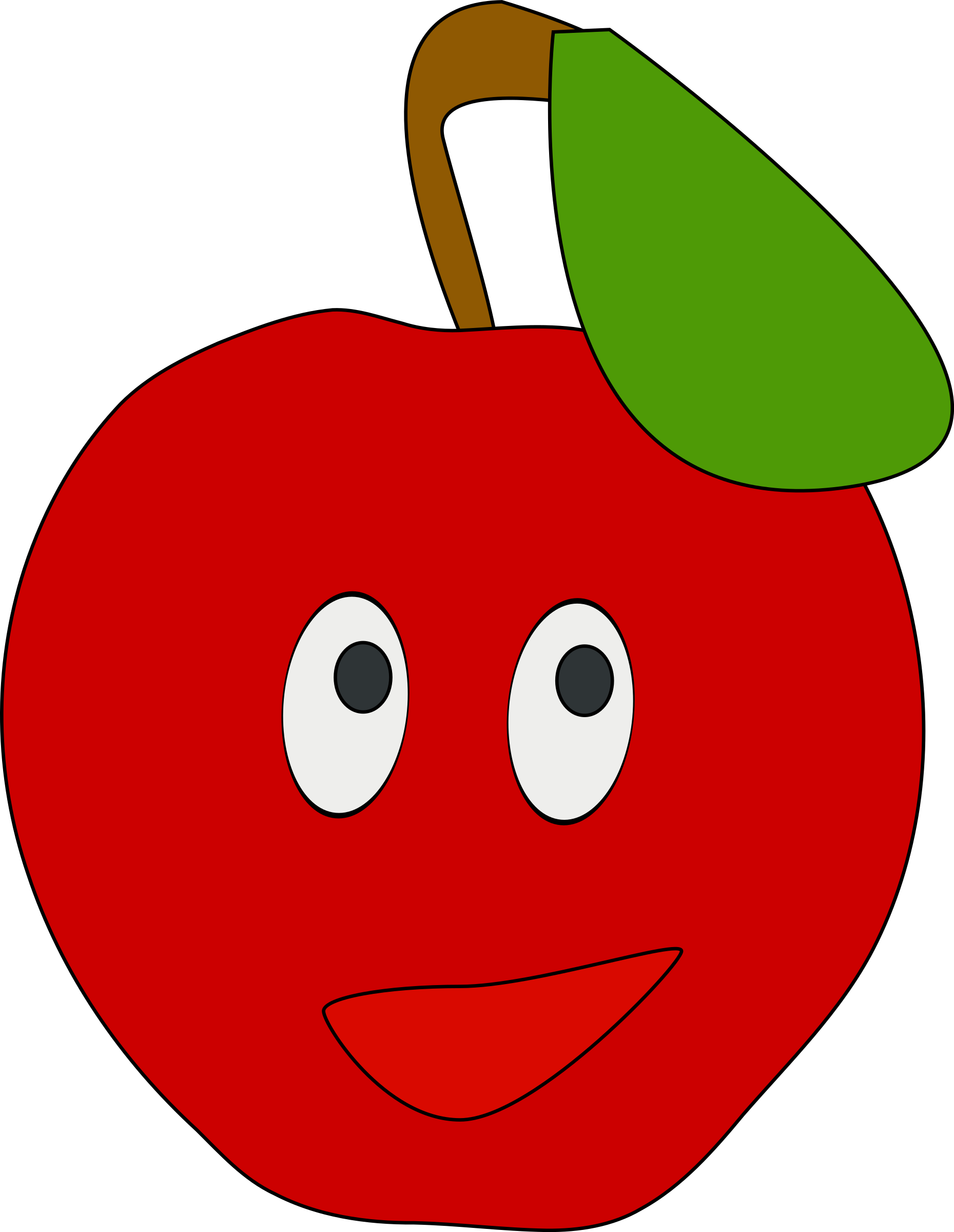 This Free Icons Png Design Of Smiling Apple Transparent PNG - 1859x2400 - Free Download on - Apple Transparent PNG Free Download