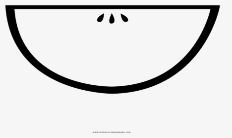 Apple Slice Coloring Page, HD Png Download - Apple Transparent PNG Free Download