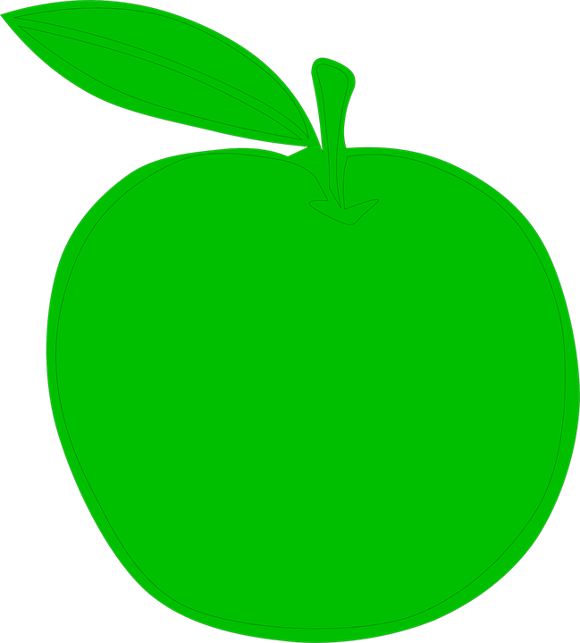 Apple Cliparts Background 18, Buy Clip Art - Green Apple Vector Png - Free Transparent PNG Clipart Images Download. - Apple Transparent PNG Free Download