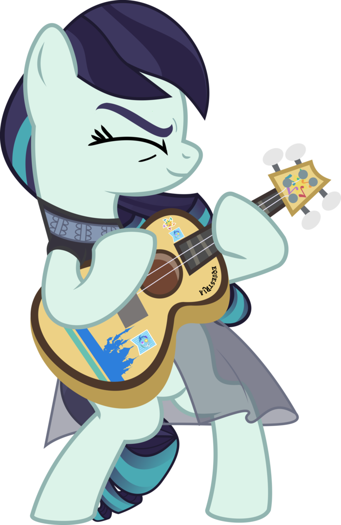 Absurd Res, Acoustic Guitar, Artist - My Little Pony Colatura Vector - Free Transparent PNG Clipart Images Download. - Apple Transparent PNG Free Download