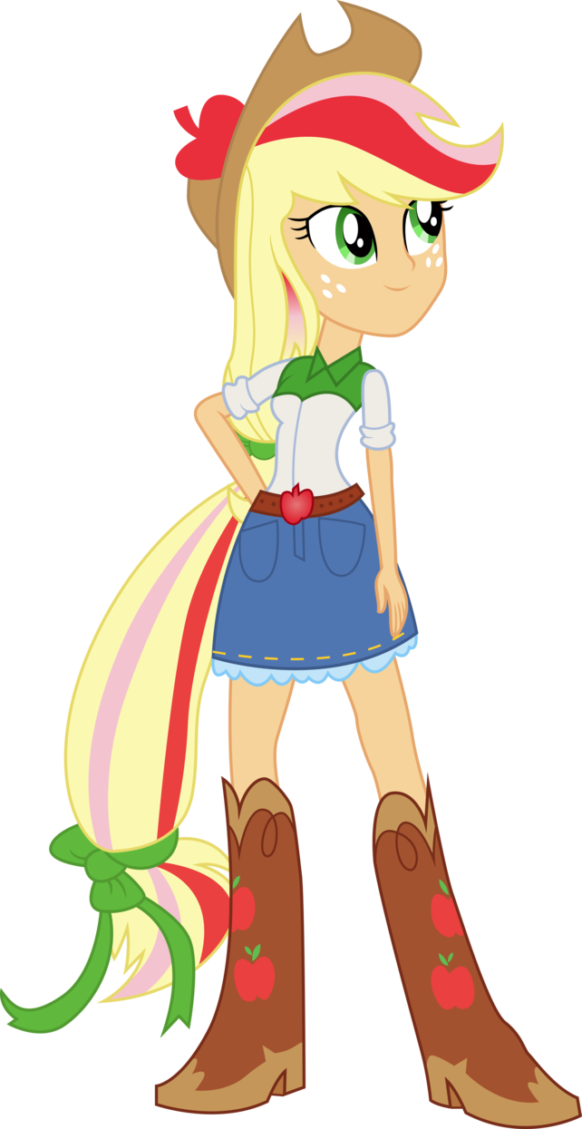 My Little Pony Equestria Girl Rainbow Dash And Applejack - My Little Pony Equestria Girls Apple Jack - Free Transparent PNG Clipart Images Download. - Apple Transparent PNG Free Download