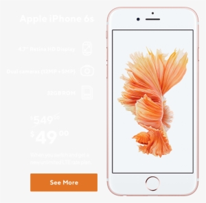 Apple Iphone 6s From Metro By T-mobile - Apple Iphone 6s Factory Unlocked 4g Lte Cdma/gsm Transparent PNG - 745x736 - Free Download on - Apple Transparent PNG Free Download